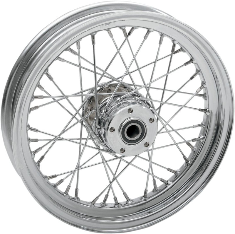 Drag Specialties Rear Wheel 16"X3 Laced Chrome - Part #02040424 - Hogparts UK