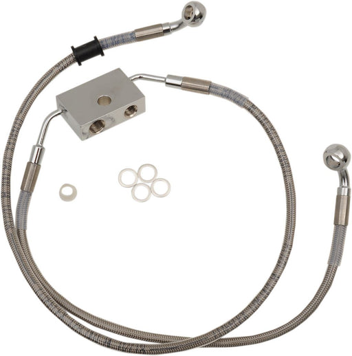 Drag Specialties Frt Brake Line Xl Ss +10 - Part #17415338 - Hogparts UK