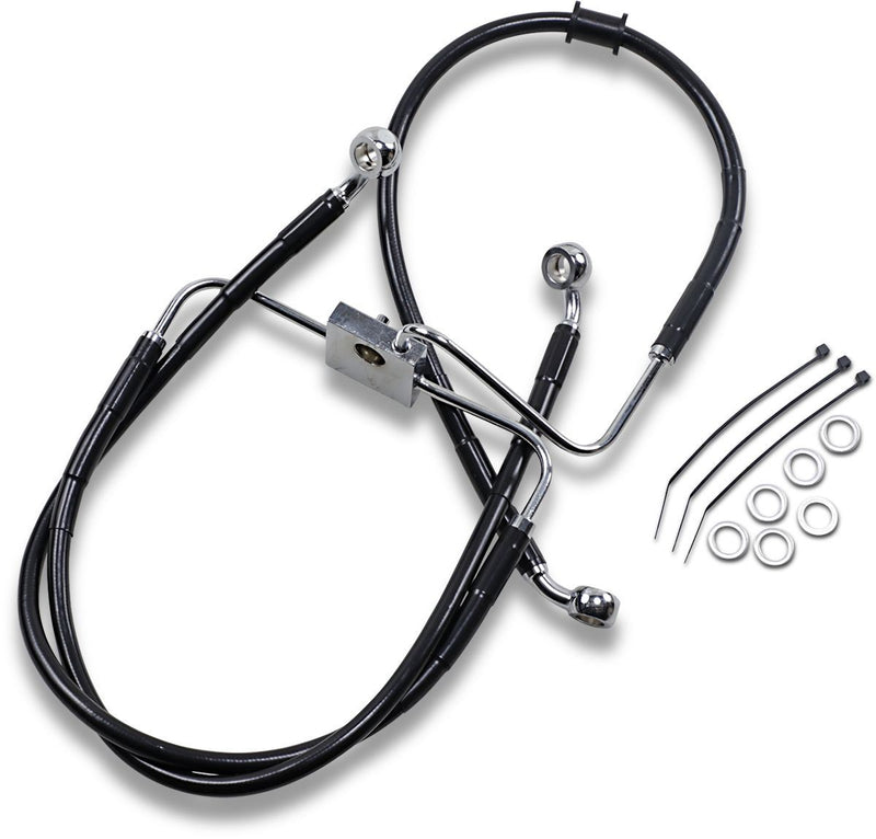 Drag Specialties Frt Brake Line Xl Bk - Part #17415343 - Hogparts UK