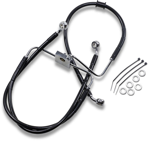 Drag Specialties Frt Brake Line Xl Bk - Part #17415343 - Hogparts UK