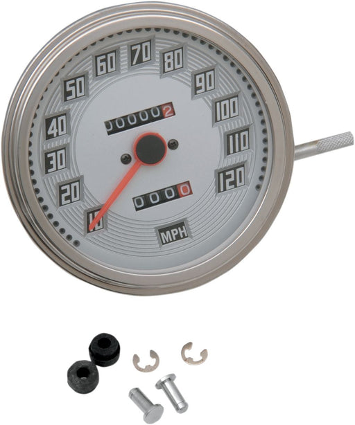 Drag Specialties Fl Speedometer 2240:60 Billet-Look Face Hd Softail 84-90 - Part #DS243832 - Hogparts UK