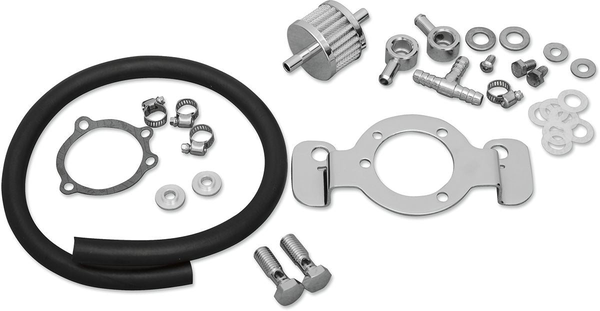 Drag Specialties Crankcase Breather/Support Bracket - Part #10130030 - Hogparts UK