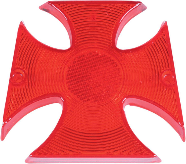 Drag Specialties Taillight Cross Lens Red For Ds282023 - Part #20100337 - Hogparts UK