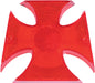 Drag Specialties Taillight Cross Lens Red For Ds282023 - Part #20100337 - Hogparts UK