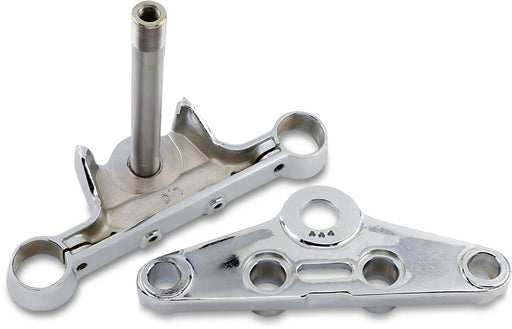 Drag Specialties Fl-Style Triple Tree Smooth 41Mm Chrome - Part #DS222939 - Hogparts UK