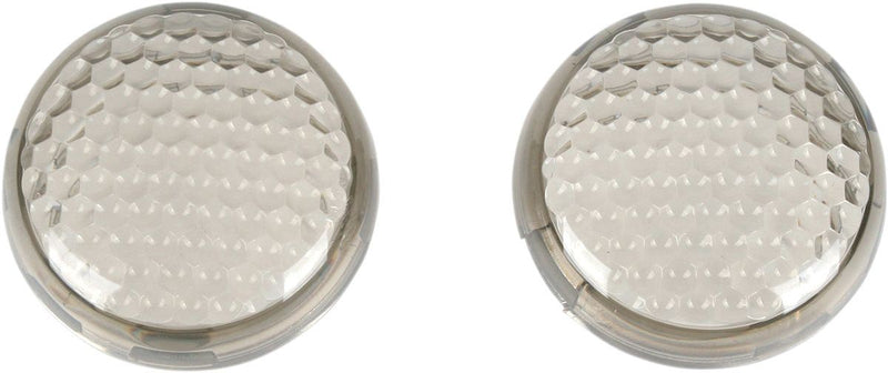 Drag Specialties Replacement Turn Signal Lens Smoke Honeycomb - Part #20200283 - Hogparts UK