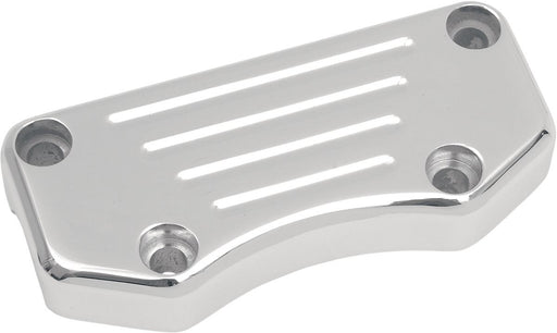 Drag Specialties Handlebar Clamp 1.25" Buffalo Ball-Milled Chrome - Part #DS290652 - Hogparts UK