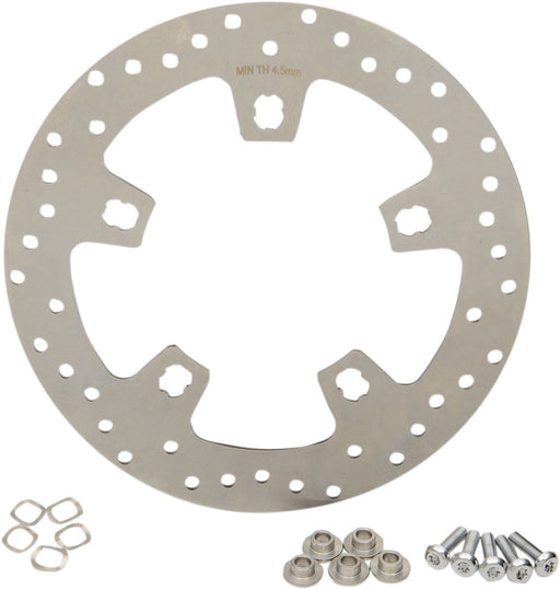 Drag Specialties Rotor Brake Front 11,5" Ground Finish - Part #17103410 - Hogparts UK