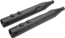 Drag Specialties Mufflers Slip-On 4" Black W/Black Billet End Caps - Part #18011263 - Hogparts UK