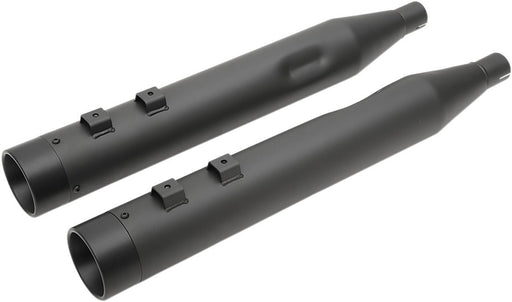 Drag Specialties Mufflers Slip-On 4" Black W/Black Billet End Caps - Part #18011263 - Hogparts UK
