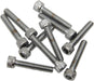 Drag Specialties Socket-Head Bolt 10-24X1 Knurled Chrome - Part #DS190590 - Hogparts UK