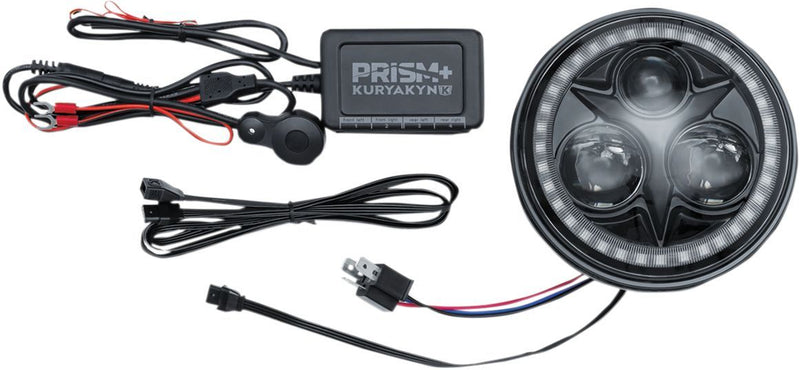 Kuryakyn Orbit Prism+ L.E.D. Headlight #2473