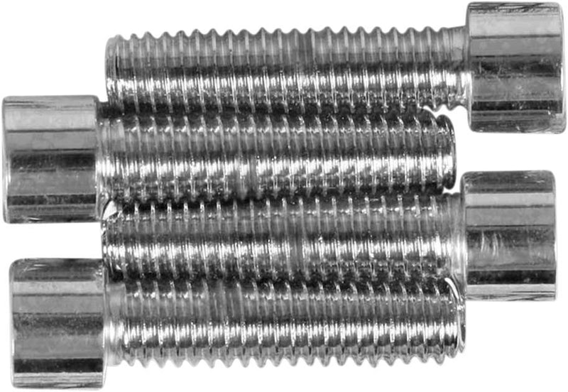 Drag Specialties Chrome Socket-Head Handlebar Clamp Bolt Kit Smooth - Part #DS190717S - Hogparts UK