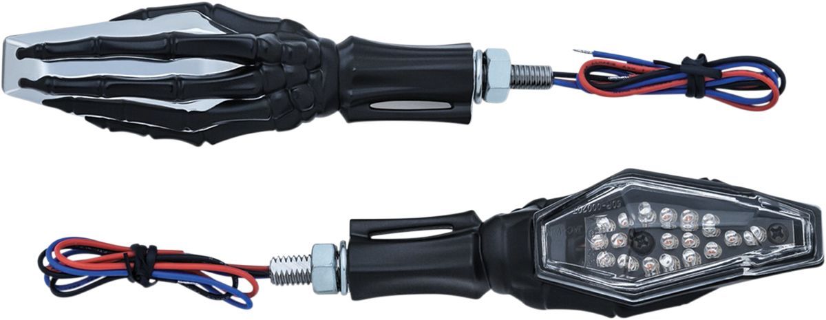 Kuryakyn Skeleton Hand Turn Signals #2529