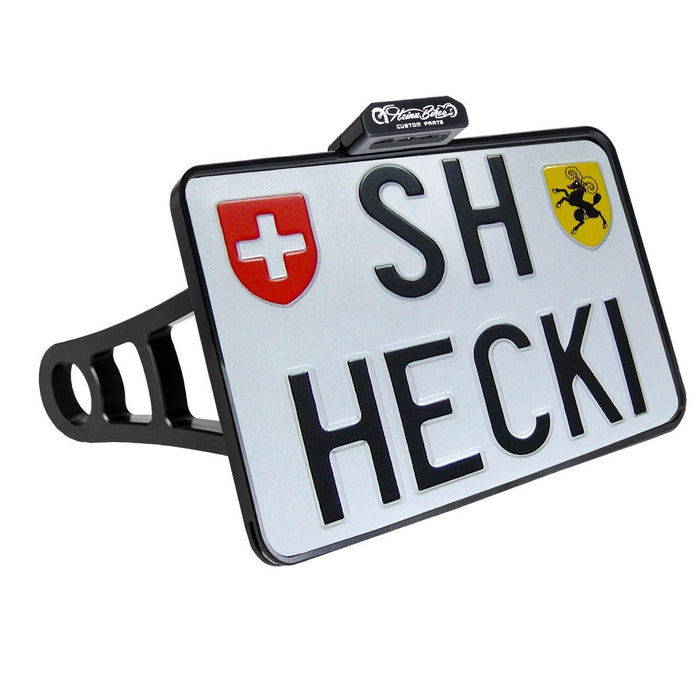 Heinz Bikes License Plate Side Mounts #HBSKZ-XL-CH