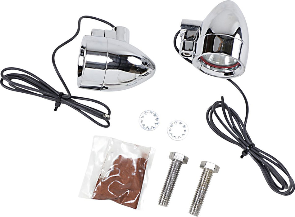 Kuryakyn Universal Silver Bullet Kit with Hollow Mounting Bolt #2305