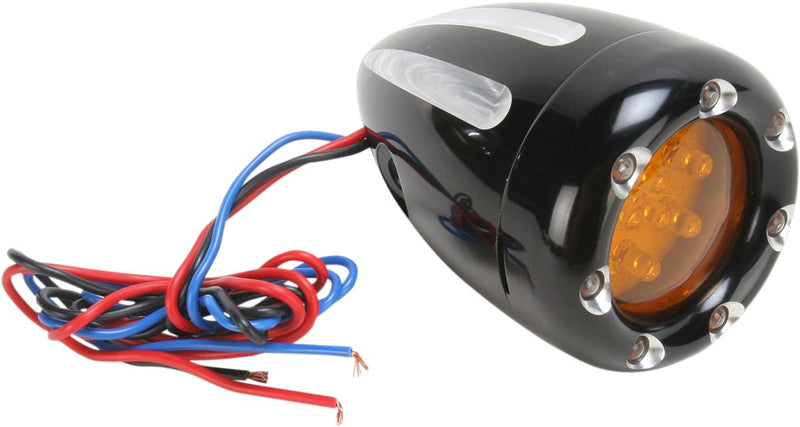 Arlen Ness Deep Cut Factory Style Turn Signals W/ LED Fire Ring #12-765