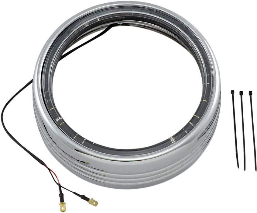 Kuryakyn LED Halo Headlight and Passing Light Trim Rings #7785