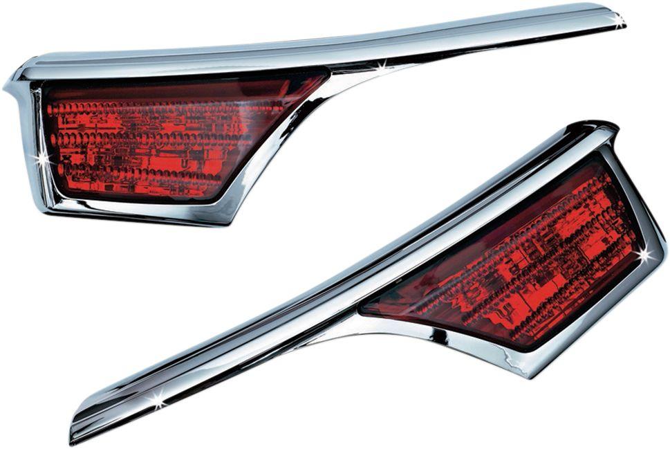 Kuryakyn Passenger Armrest Trims with LED Turn Signal Accents #3240
