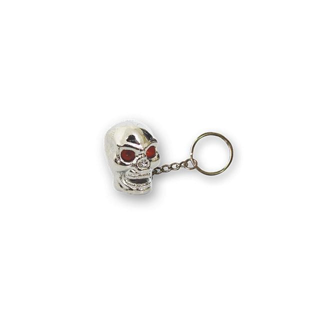 TRIKTOPZ SKULL KEY CHAIN CHROME - <br><br>Part #555601 - hogparts-uk.myshopify.com