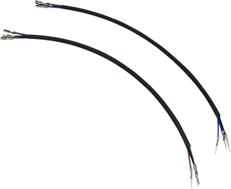 Namz Front Turn Signal Extension - Pair, 20 cm (8") - Black for Harley-Davidson Softail, Sportster & Dyna 1996-2016