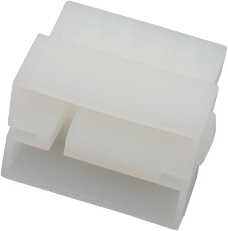 Namz AMP Mate-n-lock Connector - Each - White for Harley-Davidson Touring, Softail, Sportster & Dyna 1971-2013