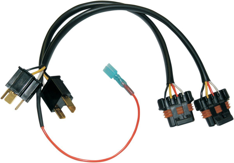 Namz LED Headlamp Adapter Harness - 30 cm (12"), Each, Headlight - Black for Harley-Davidson Touring 2003-2013