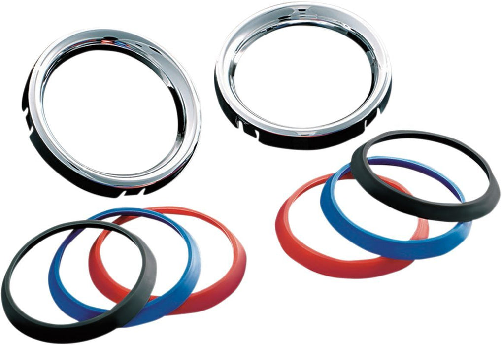 Kuryakyn Deluxe Gauge Bezels #3781