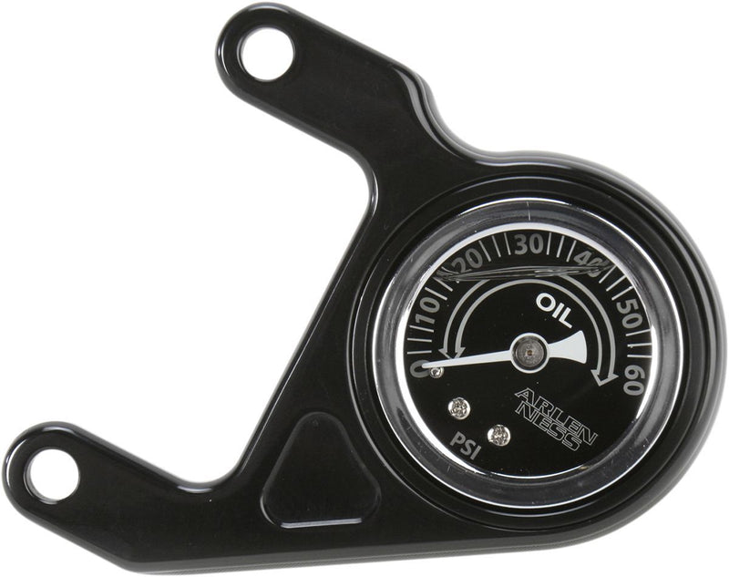 Arlen Ness Oil Pressure Gauge Kit - Radius, Electronic for Harley-Davidson Touring, Softail, Dyna & FXR 1992-2000