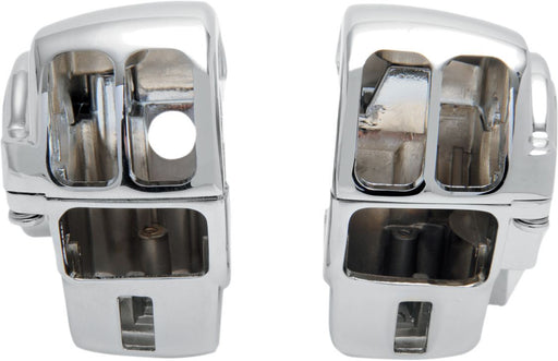Drag Specialties Switch Housing Kit W/ Radio Chrome - Part #06160090 - Hogparts UK