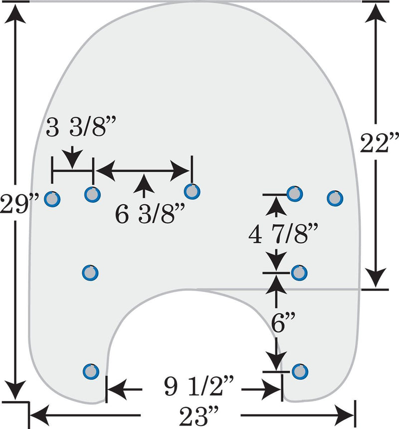 Memphis Shades Road King Replacement Plastic #MEP6320