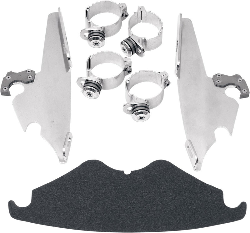 Memphis Shades Fats/Slim Windshield  Trigger-Lock Complete Mount Kit #MEM8975