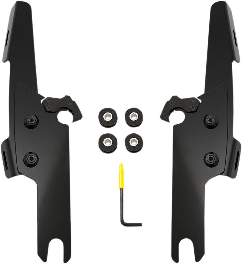 Memphis Shades Fats/Slim Windshield  Trigger-Lock Complete Mount Kit #MEB2017