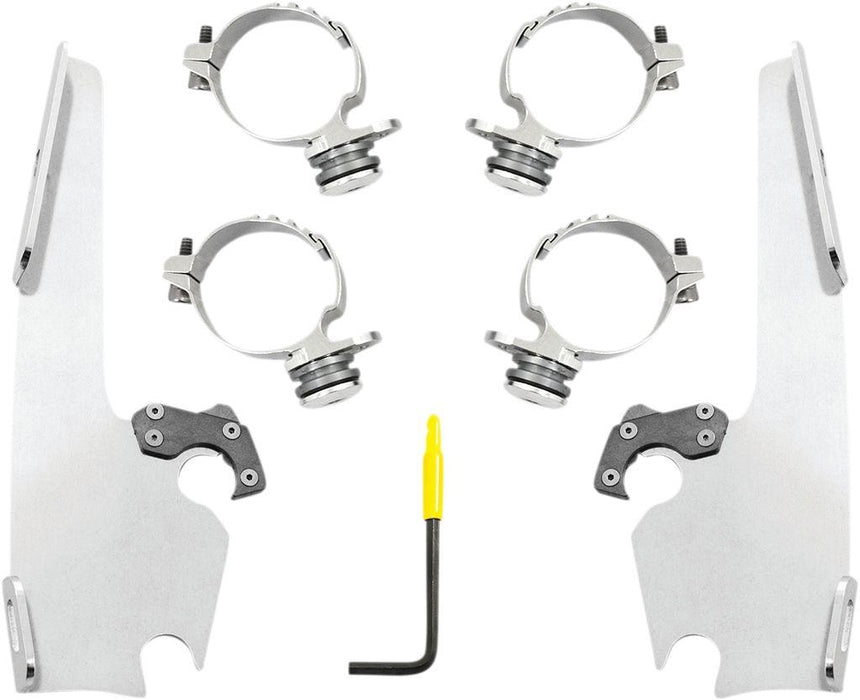 Memphis Shades Fats/Slim Windshield  Trigger-Lock Complete Mount Kit #MEK2054