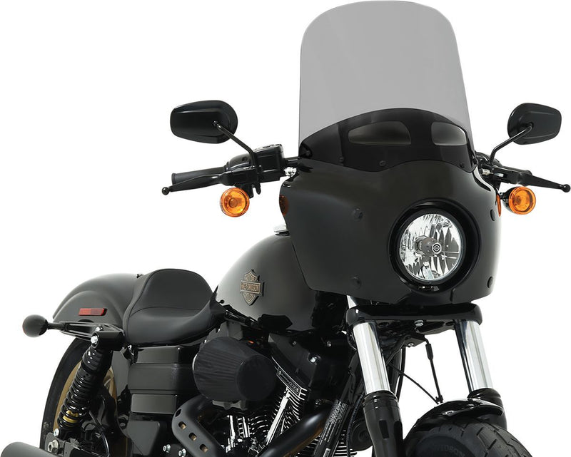 Memphis Shades Road Warrior Windshield - Each, Lucite, Cruiser - Smoke for Harley-Davidson Touring, Softail, Sportster & Dyna 1980-2024