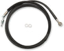 Drag Specialties Clutch Line Black Vinyl Coated + 10" Stainless Steel Hydraulic - Part #06610046 - Hogparts UK