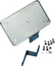 Drag Specialties Laydown License Plate Mount Billet - Part #DS720134 - Hogparts UK