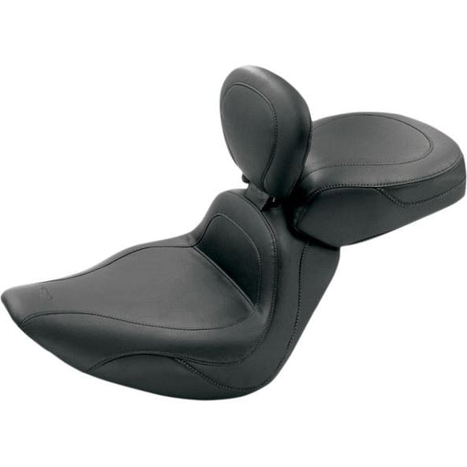 Vintage Sport Vinyl Solo Seat with Backrest - Part #08020536 - hogparts-uk.myshopify.com