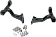 Drag Specialties Raised Passenger Floorboard Mounts Black - Part #16210395 - Hogparts UK