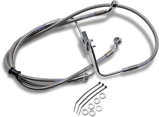 Drag Specialties Frt Brake Line Xl Ss +10 - Part #17415352 - Hogparts UK
