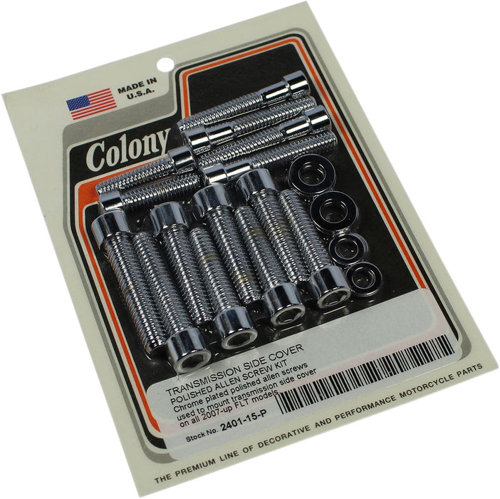 Colony Transmission Side Cover Screw Kit #2401-15-P
