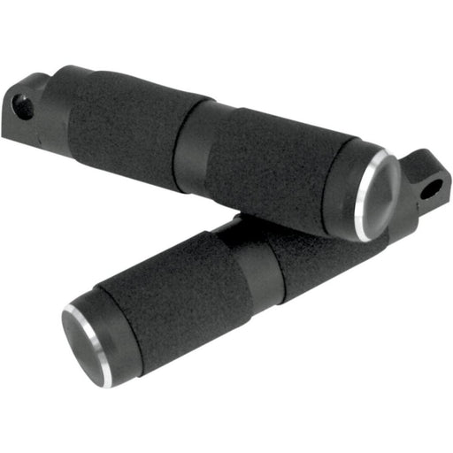 Accutronix  Foot Pegs Rubber Folding Night Series Black - Part #118297 - Hogparts UK