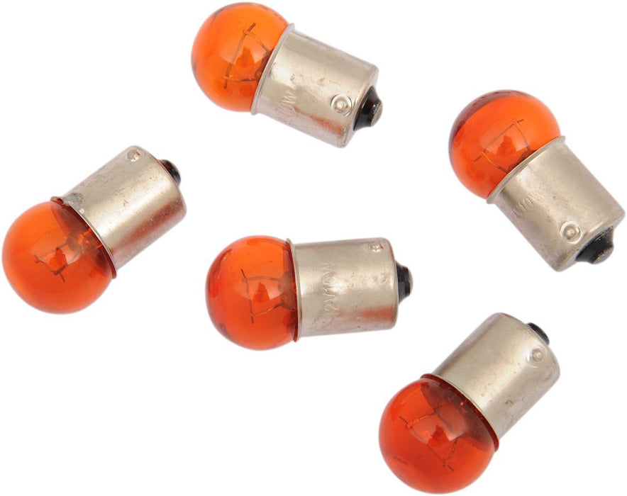 Drag Specialties Globe Bulb Single Filament 1157-Style 10W Amber - Part #DS282002 - Hogparts UK