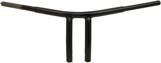 Drag Specialties Handlebar 1-1/4" Buffalo Radius 8" T-Bar Black (For Use With Or W/O TBW) - Part #06014284 - Hogparts UK