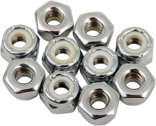 Drag Specialties Nylon Insert Nut 10-32 Chrome - Part #DS190523 - Hogparts UK