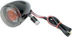Drag Specialties Turn Signal Kit Front Oem Deuce-Style Smoke Lens Gloss Black - Part #20200474 - Hogparts UK