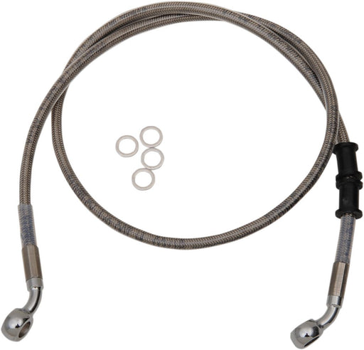 Drag Specialties Frt Brake Line Xl Ss +4 - Part #17415360 - Hogparts UK
