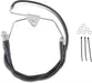 Drag Specialties Front Brake Line Black Vinyl Coated Stainless Steel Extended 6" - Part #17412517 - Hogparts UK