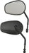 Drag Specialties Mirrors Short Stem One-Style Tear Drop Black - Part #06401308 - Hogparts UK