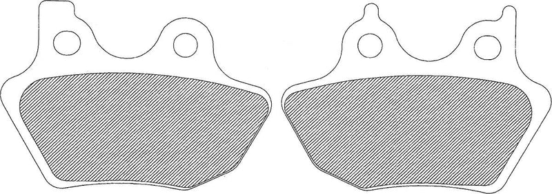 Drag Specialties Brake Pad Organic - Part #17200213 - Hogparts UK